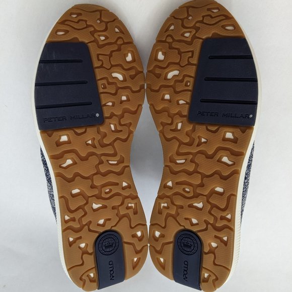 $175 Peter Millar Hyperlight Apollo Sneaker Men`s Size 8 Blue Knit Comfort main image 8
